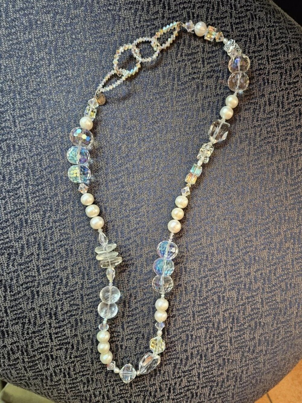 Amy Leiner Designs White Collection Crystal Necklace